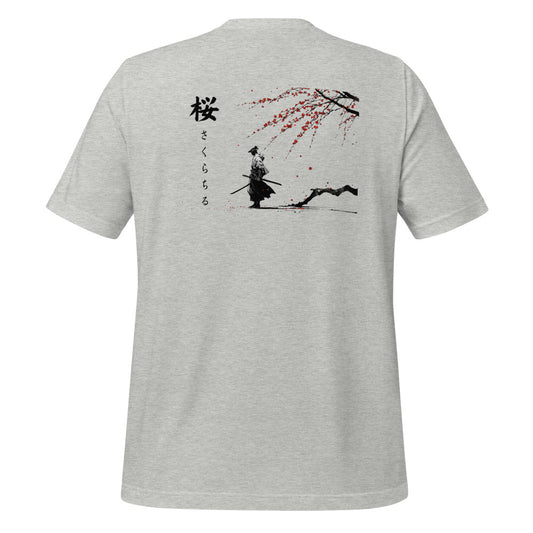 SAMURAI CHERRY BLOSSOM GRAPHIC TEE | Unisex Staple T-Shirt | Emoi Gal Avenue