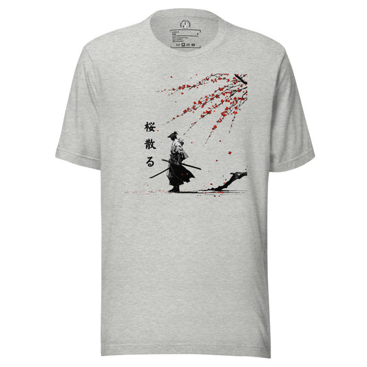 SAMURAI CHERRY BLOSSOM GRAPHIC TEE | Unisex Staple T-Shirt | Emoi Gal Avenue
